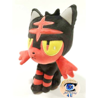 Authentic Pokemon center plush Litten +/- 21CM